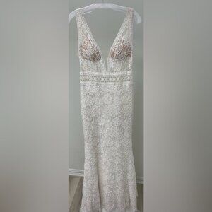 Maggie Sottero “Drita”  lace bridal Gown Sz 12